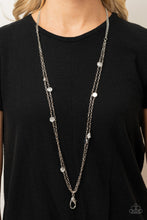 Load image into Gallery viewer, Paparazzi Accessories - My GLEAM Job - Silver Lanyard
