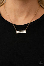 Load image into Gallery viewer, Paparazzi Accessories - Blessed Mama - Gold
