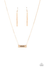 Load image into Gallery viewer, Paparazzi Accessories - Blessed Mama - Gold
