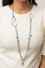 Load image into Gallery viewer, Paparazzi Accessories - Local Charm - Blue Lanyard
