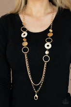 Load image into Gallery viewer, Paparazzi Accessories - Grounded Glamour - Gold Lanyard
