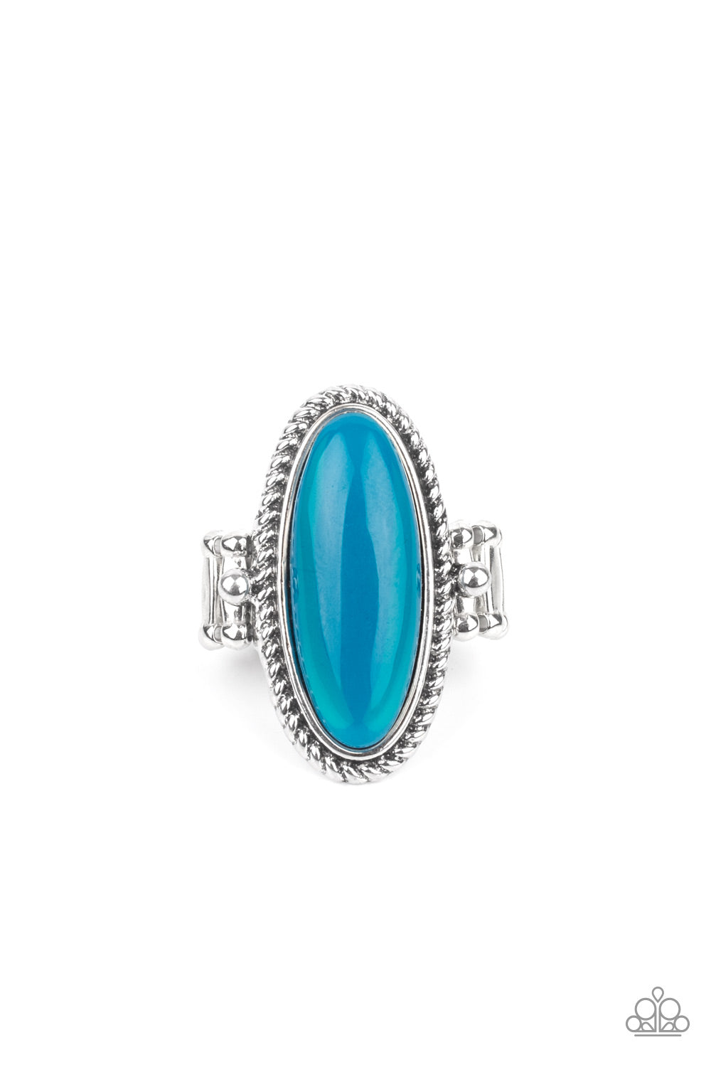 Paparazzi Accessories - Oval Oasis - Blue