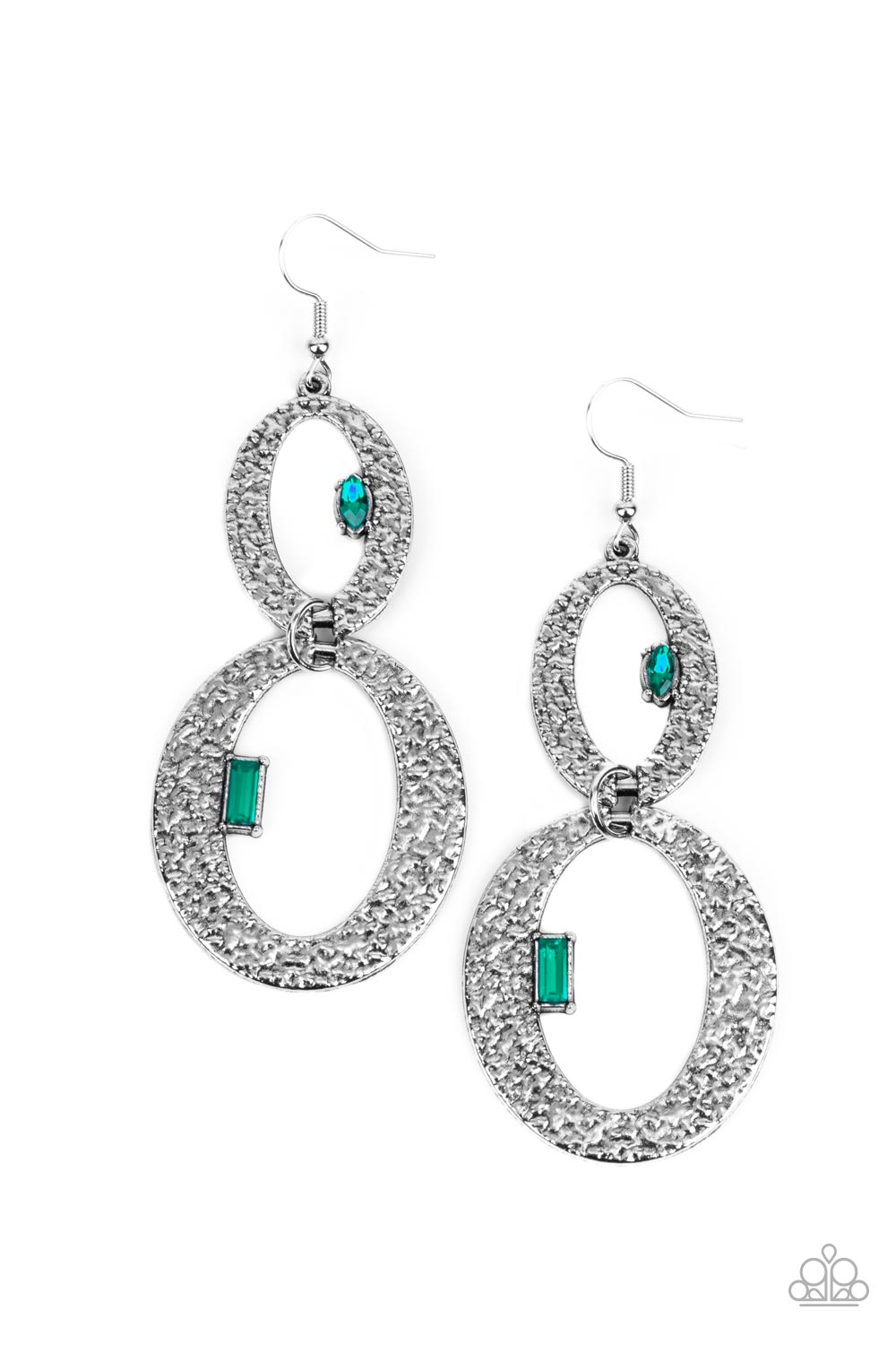 Paparazzi Accessories - OVAL and OVAL Again - Green