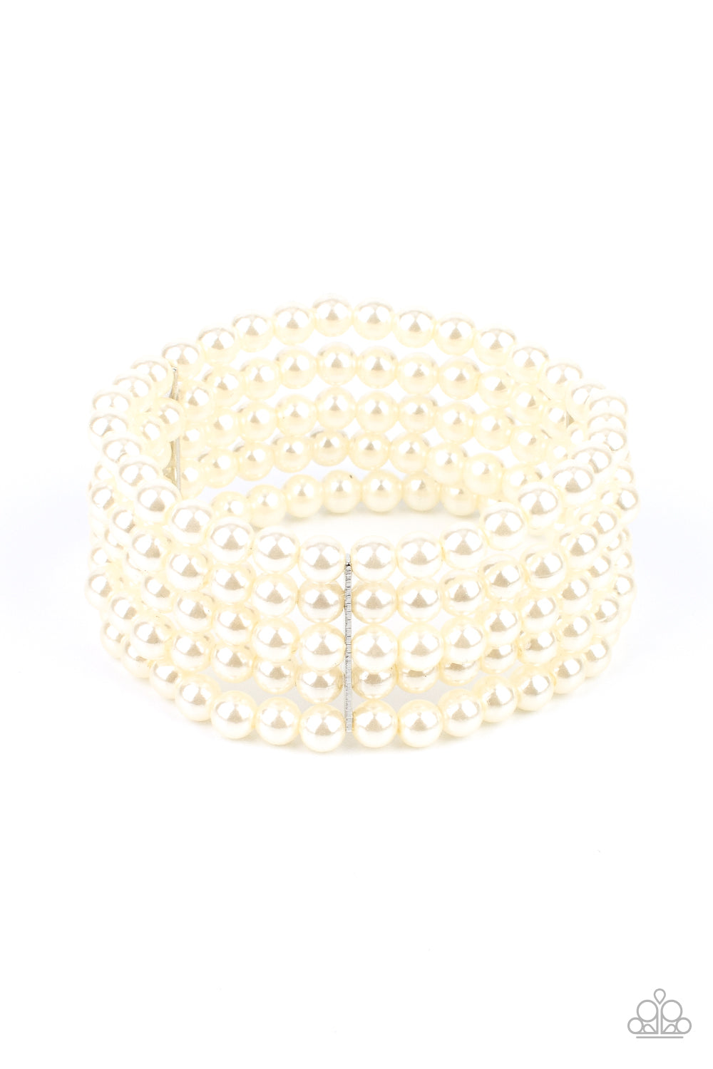 Paparazzi Accessories - A Pearly Affair - White