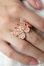 Load image into Gallery viewer, Paparazzi Accessories - Bona Fide Butterfly - Copper
