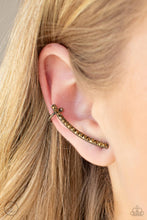 Load image into Gallery viewer, Paparazzi Accessories - Give Me The SWOOP - Brass
