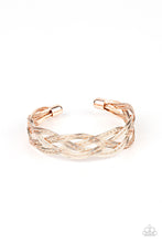 Load image into Gallery viewer, Paparazzi Accessories - Get Your Wires Crossed - Rose Gold
