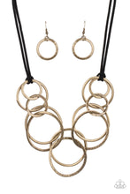 Load image into Gallery viewer, Paparazzi - Spiraling Out of COUTURE - Brass
