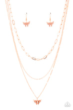 Load image into Gallery viewer, Paparazzi Accessories - Bountiful Butterflies - Copper
