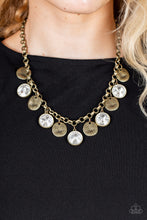 Load image into Gallery viewer, Paparazzi Accessories - Spot On Sparkle - Brass
