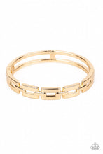 Load image into Gallery viewer, Paparazzi - Closed Circuit Strategy - Gold
