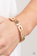 Load image into Gallery viewer, Paparazzi - Closed Circuit Strategy - Gold
