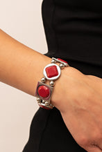 Load image into Gallery viewer, Paparazzi - Asymmetrical A-Lister - Red
