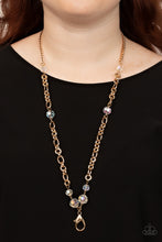 Load image into Gallery viewer, Paparazzi Accessories - Prismatic Pick-Me-Up - Gold Lanyard
