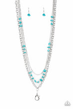 Load image into Gallery viewer, Paparazzi Accessories - Artisanal Abundance - Blue Lanyard
