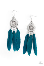 Load image into Gallery viewer, Paparazzi Accessories - Pretty in PLUMES - Blue
