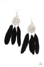 Load image into Gallery viewer, Paparazzi Accessories - Pretty in PLUMES - Black
