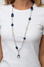 Load image into Gallery viewer, Paparazzi Accessories - Barcelona Bash - Blue Lanyard
