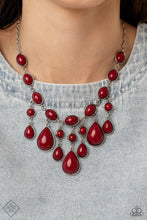 Load image into Gallery viewer, Paparazzi Accessories - Mediterranean Mystery - Red
