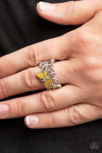 Load image into Gallery viewer, Paparazzi Accessories - All FLUTTERED Up - Yellow
