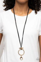 Load image into Gallery viewer, Paparazzi Accessories - Noticeably Nomad - Gold Lanyard

