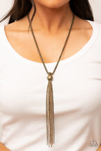 Load image into Gallery viewer, Paparazzi - Metallic MESH-Up - Brass
