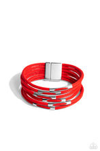 Load image into Gallery viewer, Paparazzi Accessories - Magnetic Personality - Red
