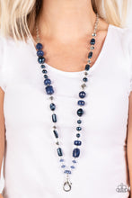 Load image into Gallery viewer, Paparazzi Accessories - Juicy Gossip - Blue Lanyard
