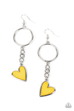 Load image into Gallery viewer, Paparazzi - Don’t Miss a HEARTBEAT - Yellow
