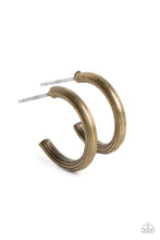 Load image into Gallery viewer, Paparazzi Accessories - Linear Lady - Brass
