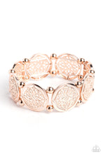 Load image into Gallery viewer, Paparazzi Accessories - Filigree Fanfare - Rose Gold
