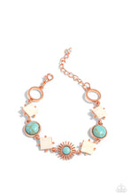 Load image into Gallery viewer, Paparazzi Accessories - Sunburst Splendor - Copper
