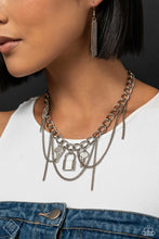 Load image into Gallery viewer, Paparazzi Accessories - Against the LOCK - Silver
