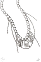 Load image into Gallery viewer, Paparazzi Accessories - Against the LOCK - Silver
