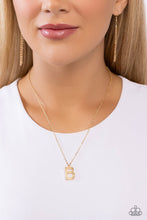 Load image into Gallery viewer, Paparazzi Accessories - Leave Your Initials - Gold - B
