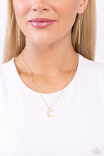 Load image into Gallery viewer, Paparazzi Accessories - Leave Your Initials - Gold - C
