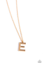 Load image into Gallery viewer, Paparazzi Accessories - Leave Your Initials - Gold - E
