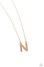 Load image into Gallery viewer, Paparazzi Accessories - Leave Your Initials - Gold - N
