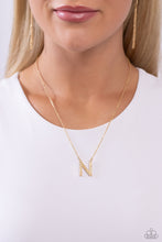 Load image into Gallery viewer, Paparazzi Accessories - Leave Your Initials - Gold - N
