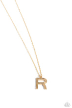 Load image into Gallery viewer, Paparazzi Accessories - Leave Your Initials - Gold - R

