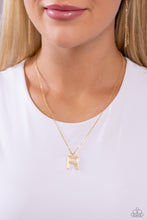 Load image into Gallery viewer, Paparazzi Accessories - Leave Your Initials - Gold - R
