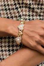 Load image into Gallery viewer, Paparazzi Accessories - Heartfelt Heirloom - Gold
