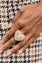 Load image into Gallery viewer, Paparazzi Accessories - Heartfelt Heritage - Gold
