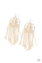 Load image into Gallery viewer, Paparazzi - MACRAME, Myself, and I - White
