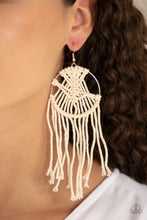 Load image into Gallery viewer, Paparazzi - MACRAME, Myself, and I - White
