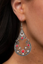 Load image into Gallery viewer, Paparazzi Accessories - Bohemian Ball - Red
