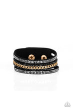 Load image into Gallery viewer, Paparazzi - Rollin In Rhinestones - Black
