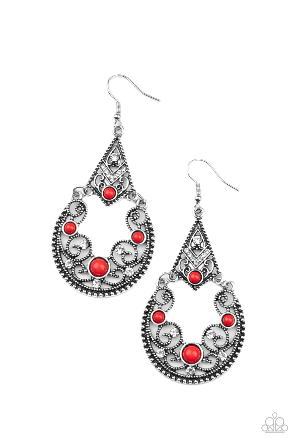 Paparazzi Accessories - Bohemian Ball - Red