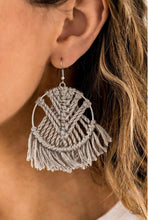 Load image into Gallery viewer, Paparazzi Accessories - All About MACRAME - Silver
