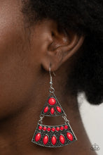 Load image into Gallery viewer, Paparazzi Accessories - Desert Fiesta - Red
